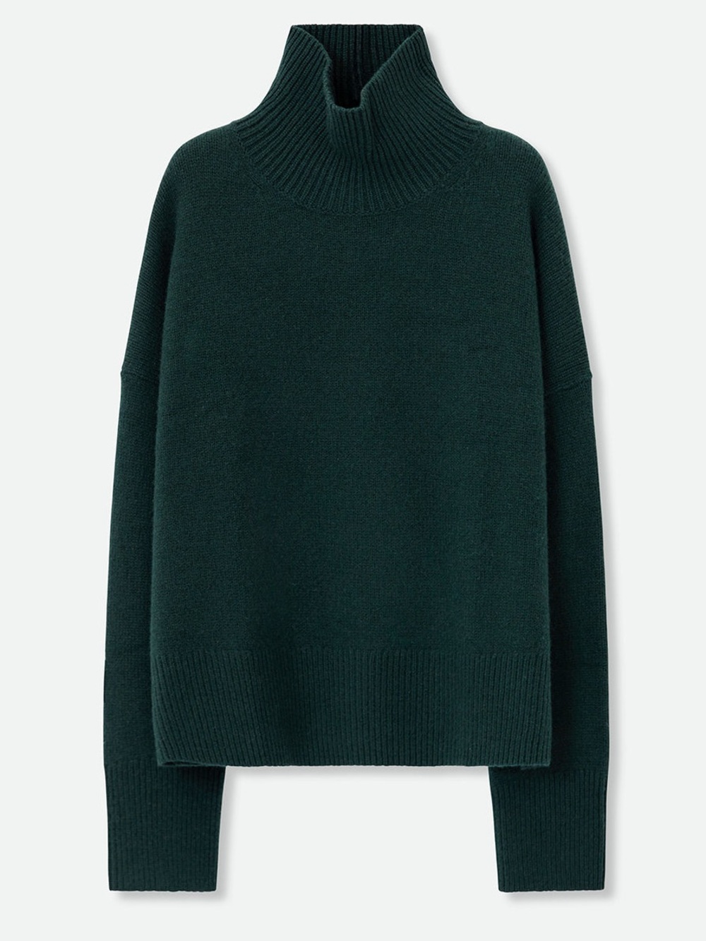 Naked Cashmere Joslyn Cascade Green turtleneck sweater size medium